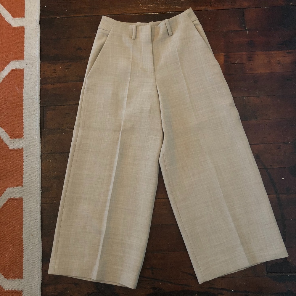 COS Wide Leg Cropped Trousers